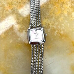 Anne Kline Stainless Steel Watch great condition just needs new battery